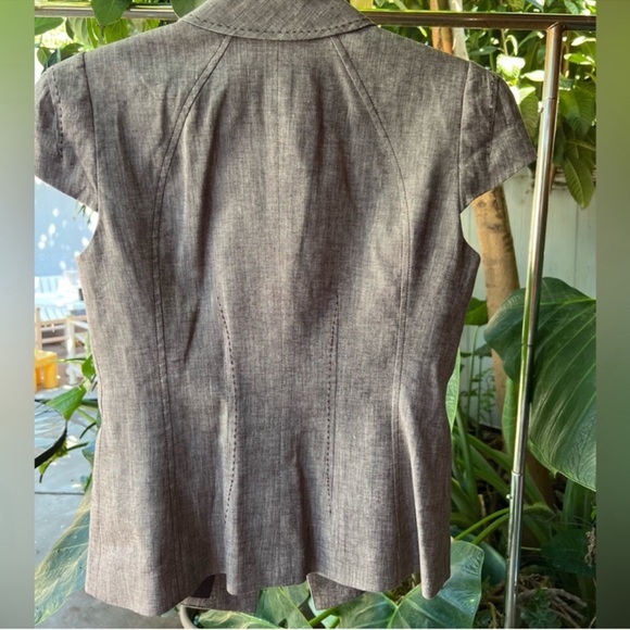 Bebe vintage fitted blazer top y2k office - Picture 2 of 3